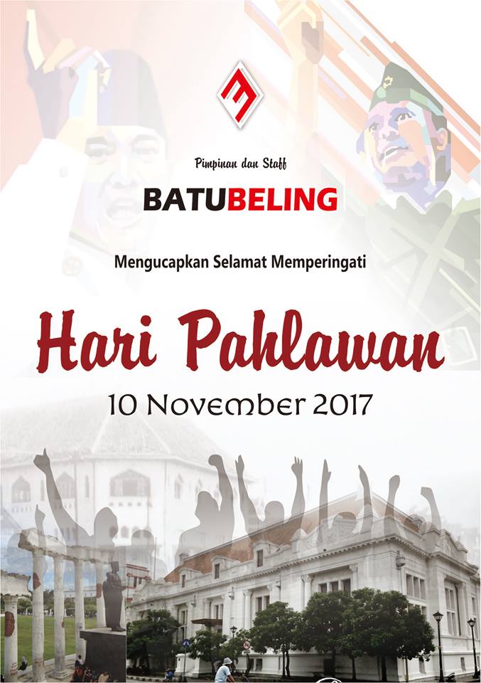 Selamat Hari Pahlawan Surabaya 10 Nopember 2017